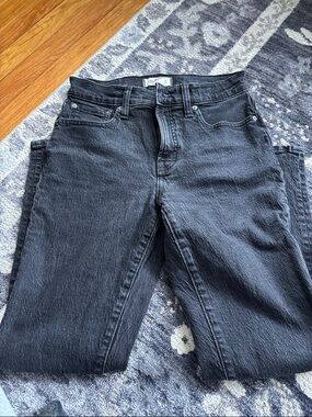 Madewell Mid-Rise Perfect Vintage Jeans in Washed Black